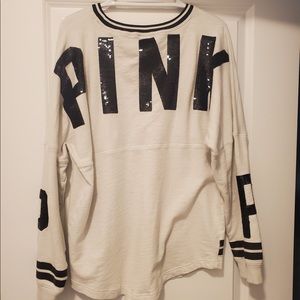 VS pink sweatshirt